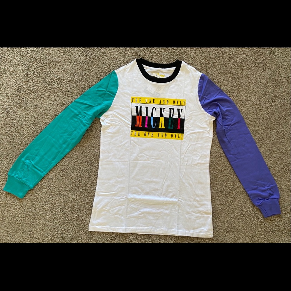 NWT retro style Disney Mickey long sleeve
